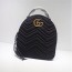 구찌 마몬트 벨벳 백팩 524568 블랙