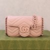 구찌 GG 마몽 벨트백 699757 핑크