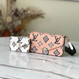 루이비통 펠리시 스트랩 & 고 M80695