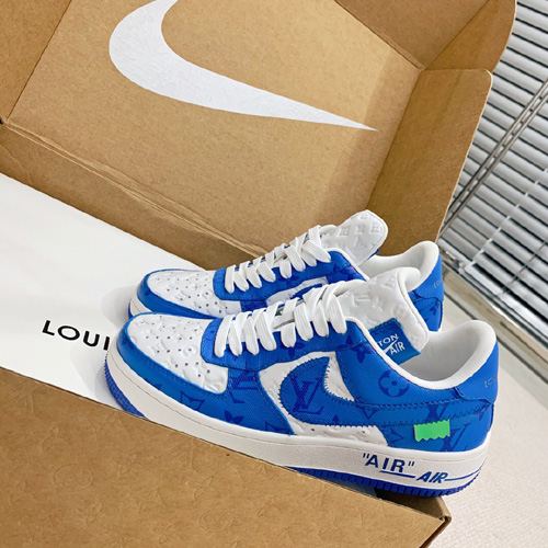 루이비통 나이키 콜라보 남여공용 스니커즈 M0467 블루