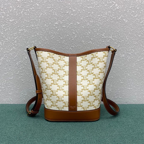 셀린느 트라이엄프 버킷백 스몰 191442 아이보리