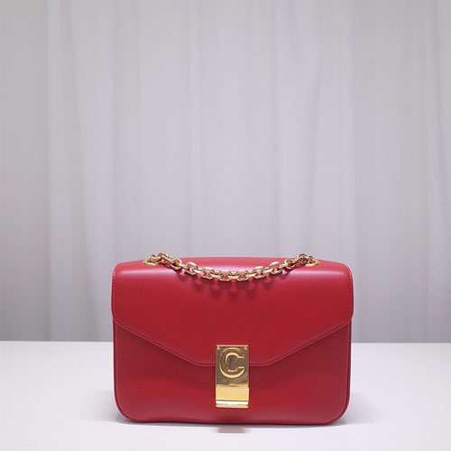 셀린느 미디엄 C 크로스백 187253 레드