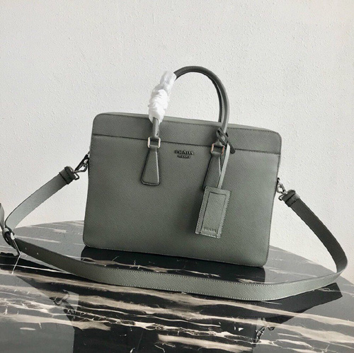 프라다 사피아노 서류가방 2VE008 그레이