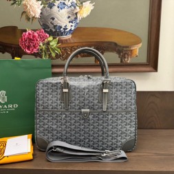 고야드 서류가방 암바사드 MM G533380 그레이