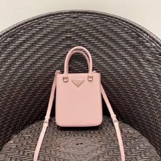 프라다 브러쉬드 레더 스몰 토트백 1BA331-1