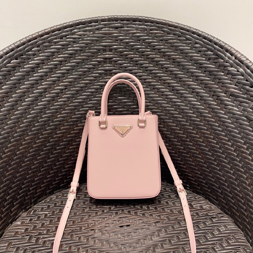 프라다 브러쉬드 레더 스몰 토트백 1BA331-1