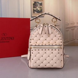 발렌티노 미니 락스터드 스파이크 백팩 PW0B0B63 화이트