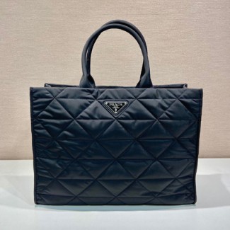 프라다 탑스티치 쇼핑백 2VG096