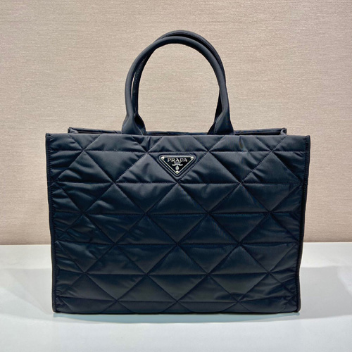 프라다 탑스티치 쇼핑백 2VG096