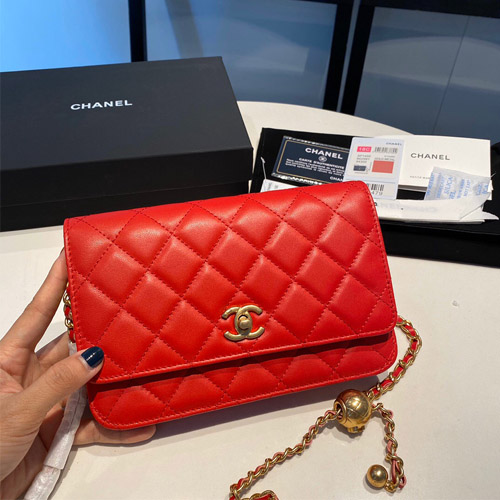 샤넬 WOC  미니 체인백  AP1450 레드