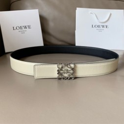 로에베 신상  양면용 벨트 LW-6313 화이트 은장