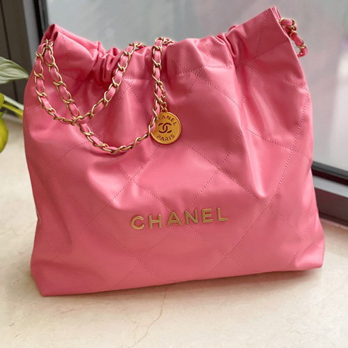 샤넬 22백 미디엄 숄더백 AS3261 핑크