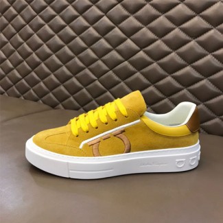 페레가모 남성용 신상 스니커즈 F38085-5 옐로우