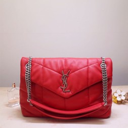 입생로랑 루루 미듐 숄더백 577475 레드