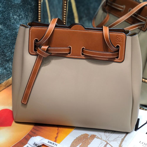 로에베 라조 쇼퍼백 276939 그레이