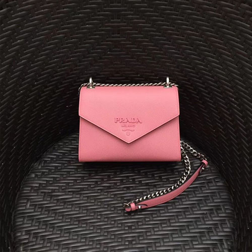 프라다 사피아노 가죽 크로스백 1BD127 핑크