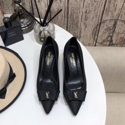 생로랑 신상 펌프스 484841 블랙 무광