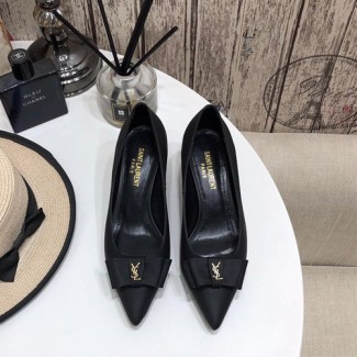 생로랑 신상 펌프스 484841 블랙 무광