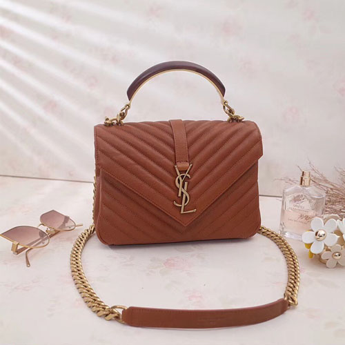 입생로랑 컬리지 숄더백 500839 브라운