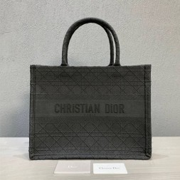 디올 까나쥬 자수 북 토트백 M1296 블랙