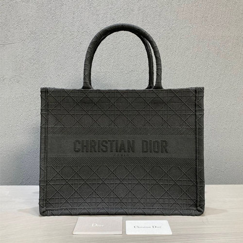 디올 까나쥬 자수 북 토트백 M1296 블랙