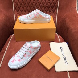 루이비통 스텔라 오픈 백 스니커즈 1A65YB 핑크