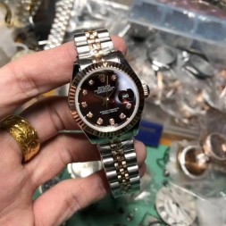 롤렉스 여성용 신상 시계 R36996(나침판 다크브라운)