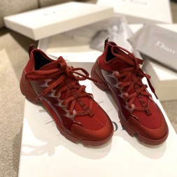 디올 네오프렌 D-CONNECT 스니커즈 KCK222 레드