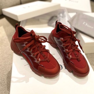 디올 네오프렌 D-CONNECT 스니커즈 KCK222 레드