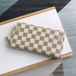 루이비통 신상 다미에 지퍼 장지갑 N60017 안감 핑크