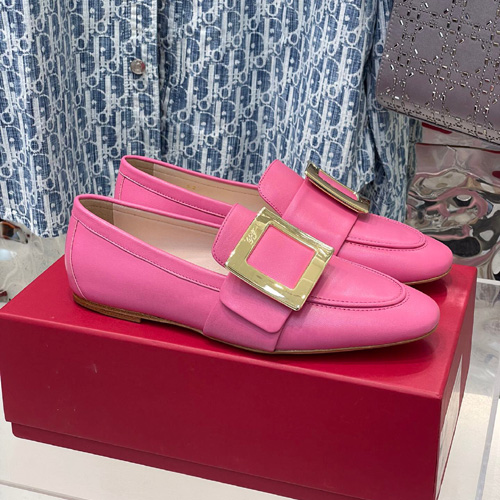 로저비비에 로퍼 RV5489 딥핑크