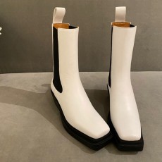 보테가 여성용 앵글부츠 475211 화이트