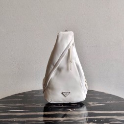 프라다 나일론 레더 백팩 2VZ092 화이트