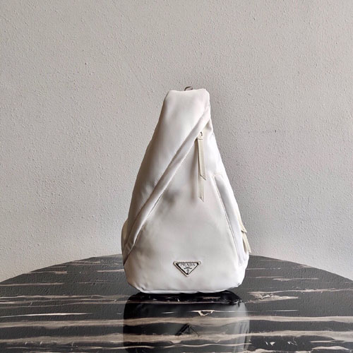 프라다 나일론 레더 백팩 2VZ092 화이트