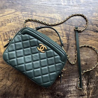샤넬 신상 체인 크로스백 A92500 그린