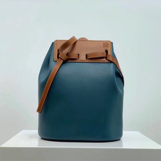 로에베 라조 버킷백 323798 네이비