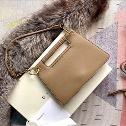 지방시 스무스 가죽 스몰 휩 백 BB508 카키색