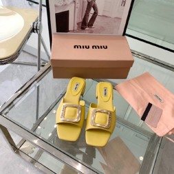 미우미우 신상 슬리퍼 57234-6