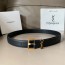 입생로랑 신상 벨트 Ysl9001  블랙  금장