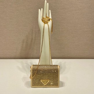 프라다 크리스탈 카드지갑 숄더백 1MR024-1