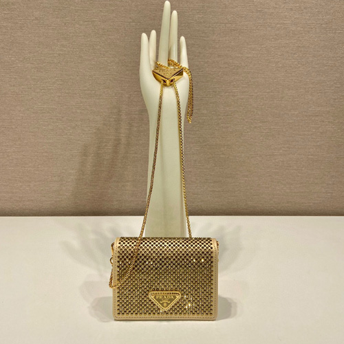 프라다 크리스탈 카드지갑 숄더백 1MR024-1