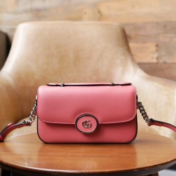 구찌 쁘띠 GG 미니 숄더백 739722 핑크