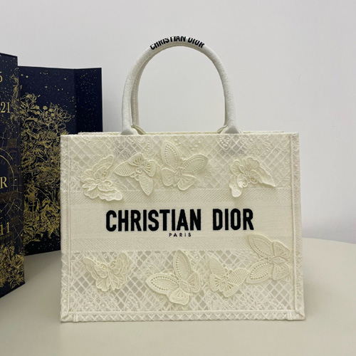 디올 북 토트백 미듐 M1296 화이트