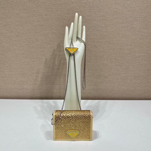 프라다 크리스탈 카드지갑 숄더백 1MR024-3