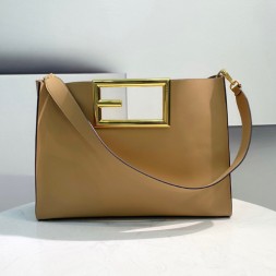 펜디 웨이 미디엄 숄더 토트백 8BH391 베이지