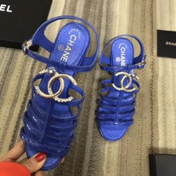 샤넬 신상 샌들 G34150 블루