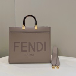 펜디 선샤인 미디엄 쇼퍼백 8BH386 그레이