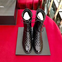 샤넬 쇼트 부츠 카프스킨 G34126  블랙