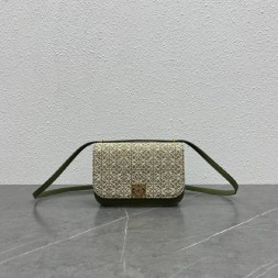 로에베 고야 스몰 숄더백 11500 그린