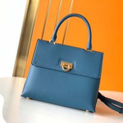 페레가모 포트폴리오 탑핸들 스몰백 210892 블루